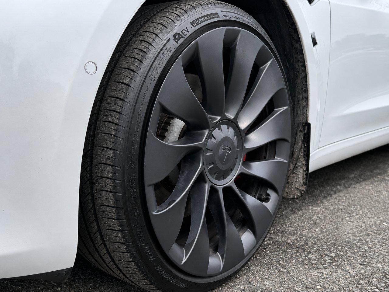 Tesla Model 3 Performance 2021 Blanc Granby - photo #10