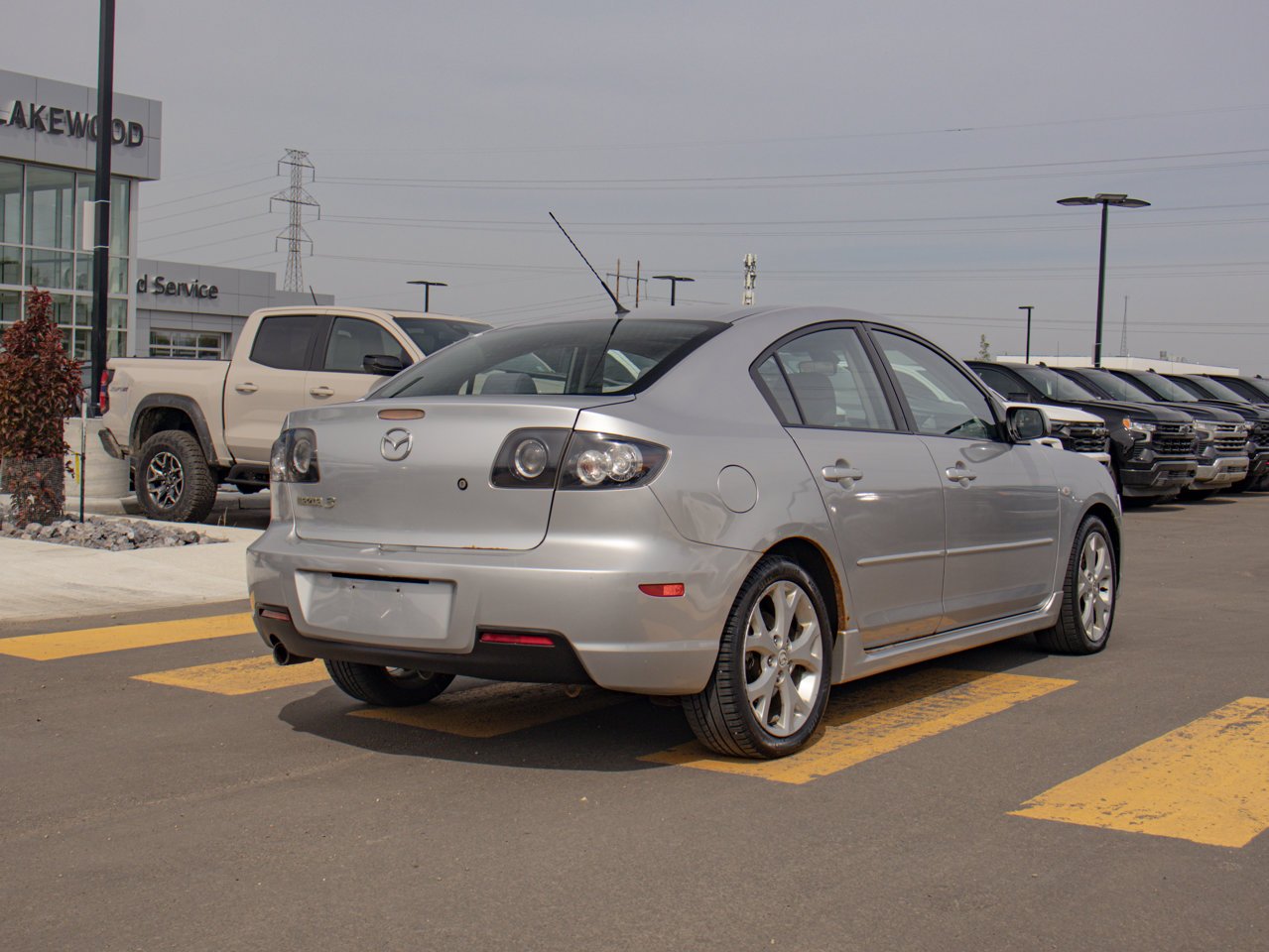 2007 Mazda Mazda3 4dr Sdn Auto GT Silver Sherwood Park - photo #9