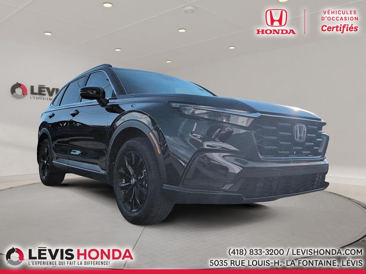 Honda CR-V Sport AWD Sport Traction Intégrale 2024 Noir Lévis - photo #4