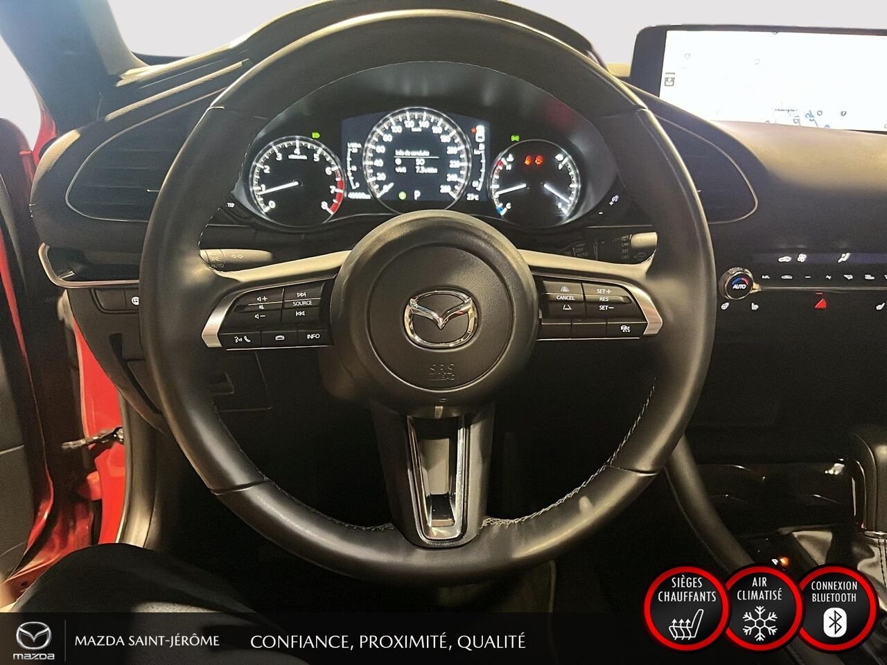 Mazda Mazda3 Sport GS LUXURY | AWD | TOIT OUVRANT | CUIR | 2024 Rouge Saint-Jérôme - photo #13