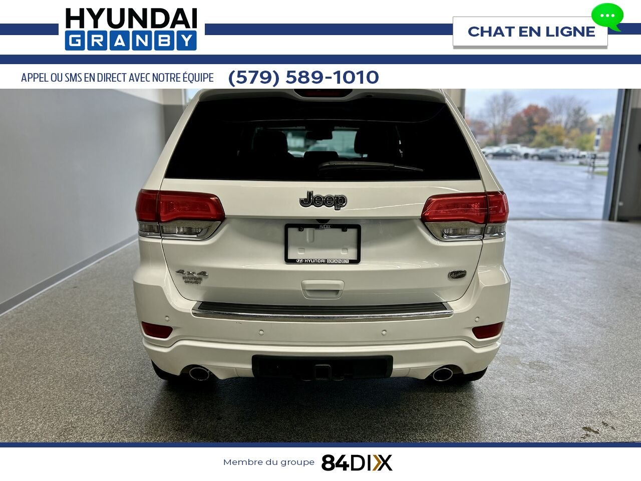 2015 Jeep Grand Cherokee White Granby - photo #5