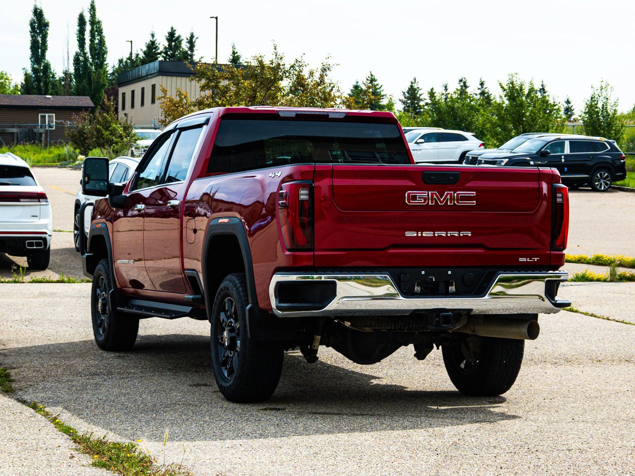 2025 GMC Sierra 3500HD 4WD Crew Cab 159 SLT Red Sherwood Park - photo #10