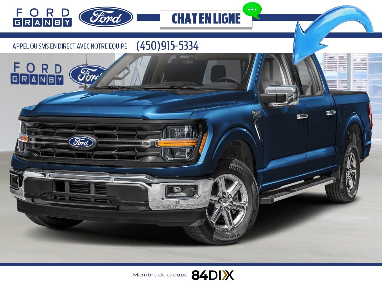 2025 Ford F-150 Antimatter Blue Metallic Granby - photo #0