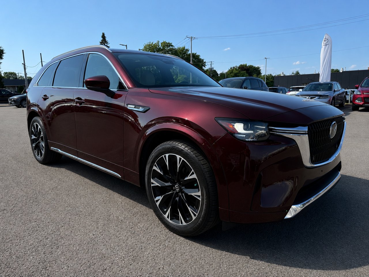 2024 Mazda CX-90 hybride léger Signature Red Châteauguay - photo #3