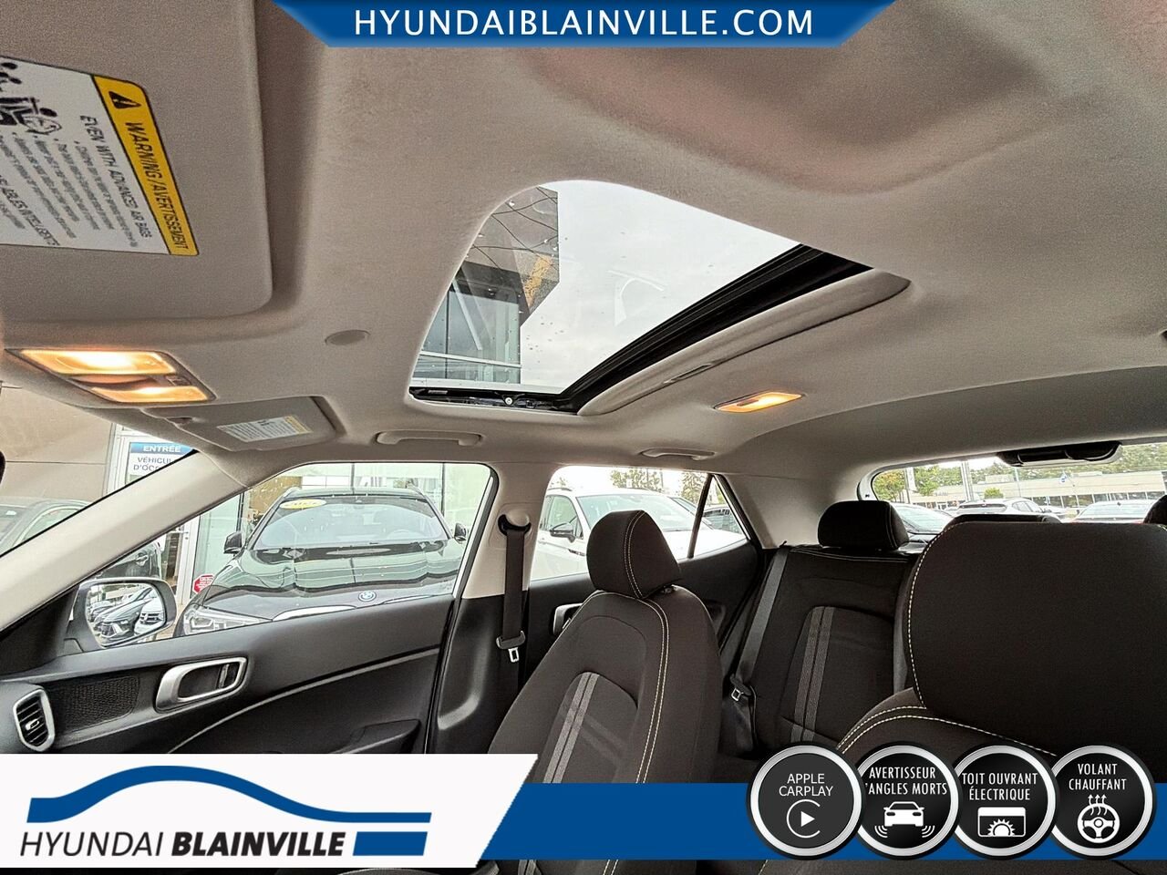 Hyundai Venue 2021 Blanc Blainville - photo #16