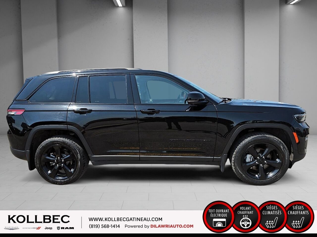 JEEP GRAND CHEROKEE Limited 4x4 2023 Noir Ottawa & Gatineau - photo #12