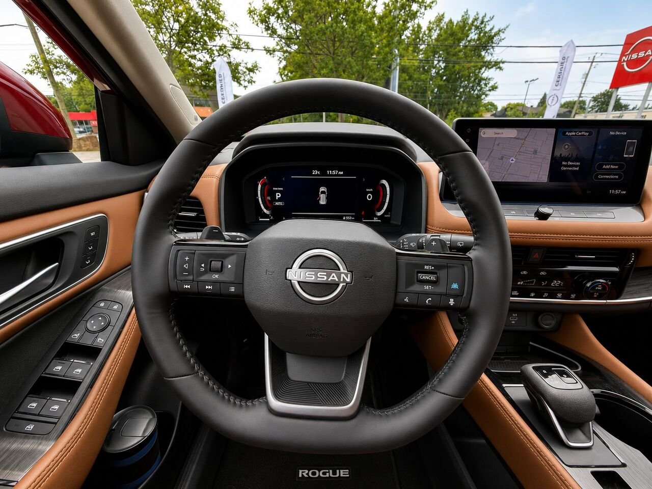 2026 NISSAN Rogue ROGUE PLATINE Scarlet Ember Tintcoat Châteauguay - photo #14