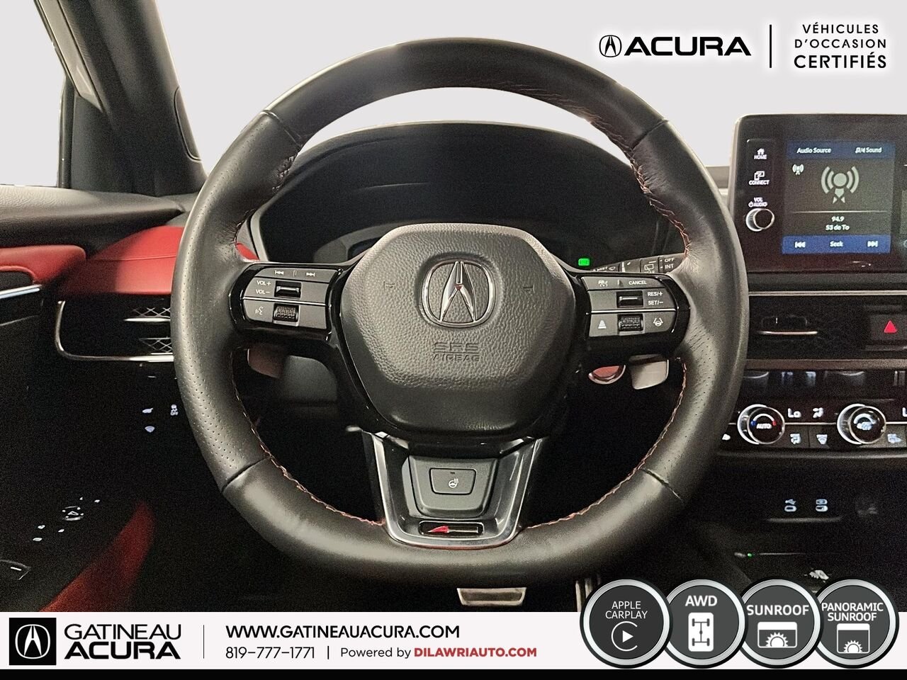 ACURA ADX A-Spec SH-AWD 2025 Blanc Ottawa & Gatineau - photo #9