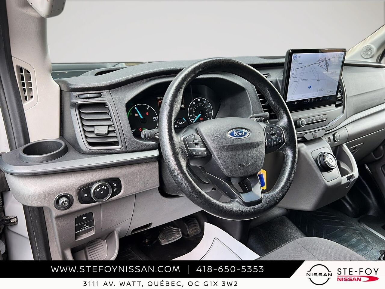 2022 Ford E-Transit Toit surélevé White Ste-Foy - photo #14
