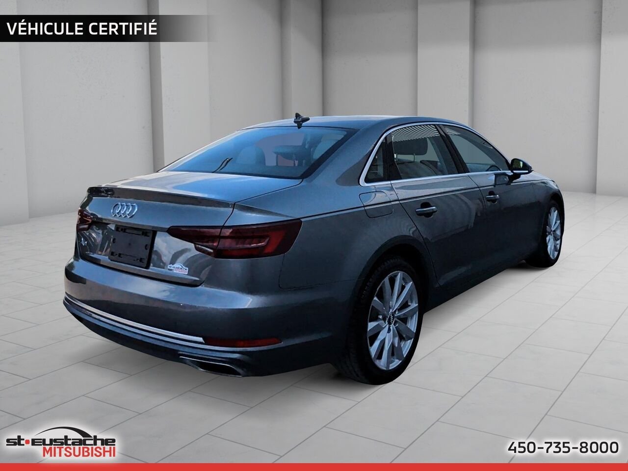 Audi berline A4 2019 Gris Saint-Eustache - photo #3