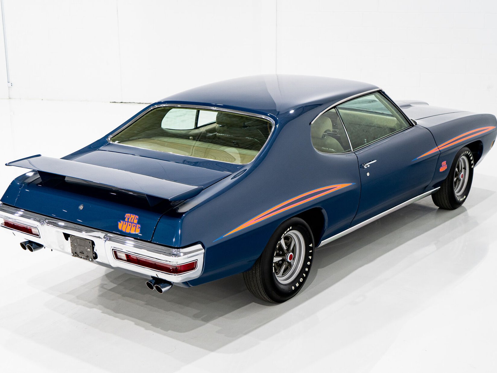 1970 Pontiac GTO The Judge Matching# Ram Air III 4-speed **PRIX EN USD** Blue Montreal - photo #1
