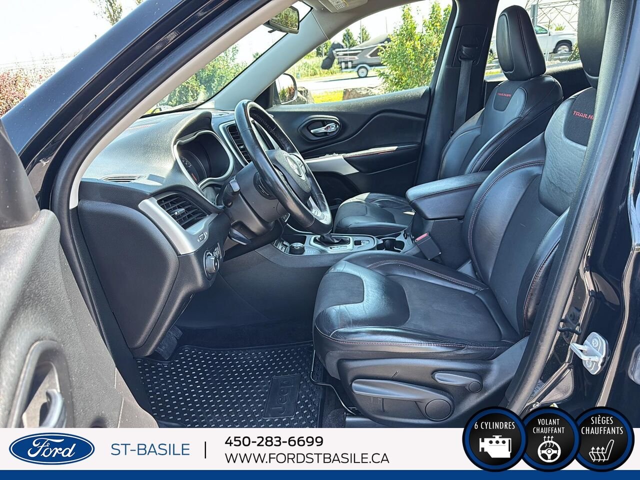 2018 JEEP CHEROKEE Black Saint-Basile-le-Grand - photo #16