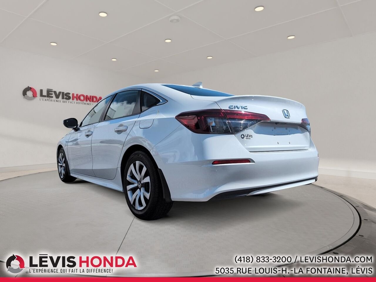 Honda Civic LX LX CVT 2025 Blanc Lévis - photo #11
