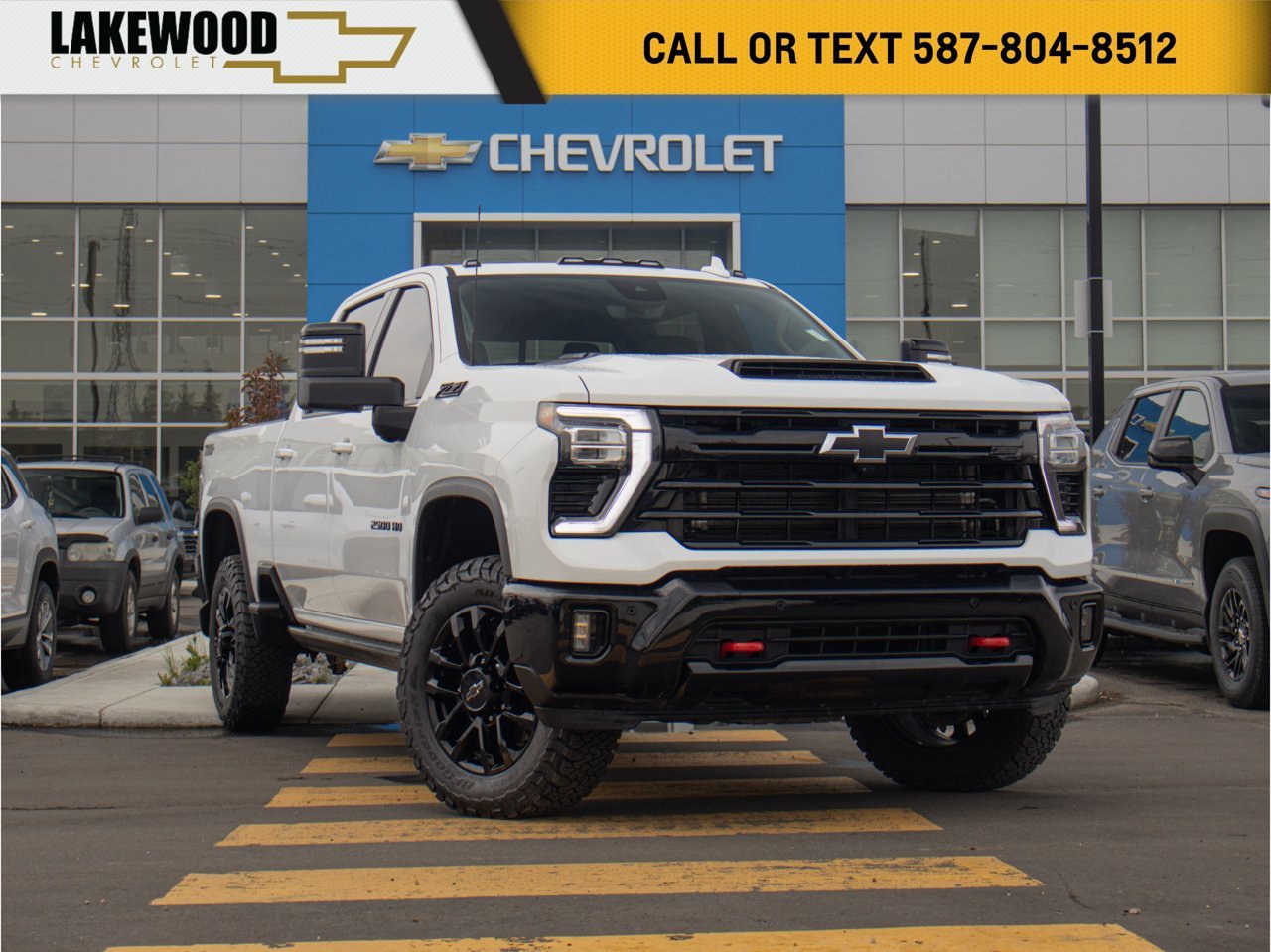 2025 Chevrolet Silverado 2500HD 4WD Crew Cab 159 LTZ White Sherwood Park - photo #0