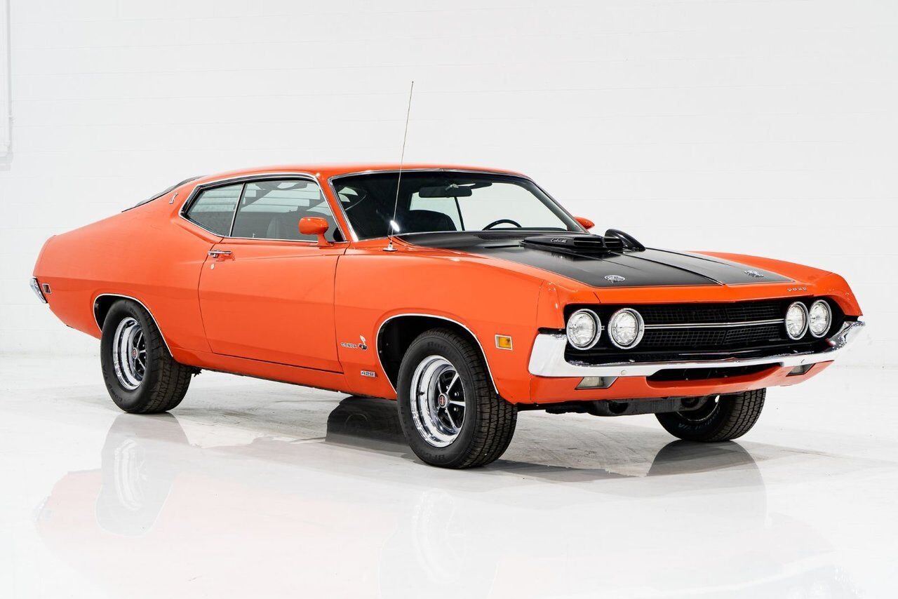 1970 Ford Torino Super Cobra Jet Matching# 429cu.in. DragPack **PRIX EN USD** Orange Montreal - photo #33
