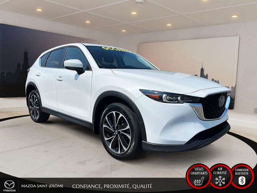 Mazda CX-5 GS LUXURY | TOIT OUVRANT | AWD | CUIR | 2023 Blanc