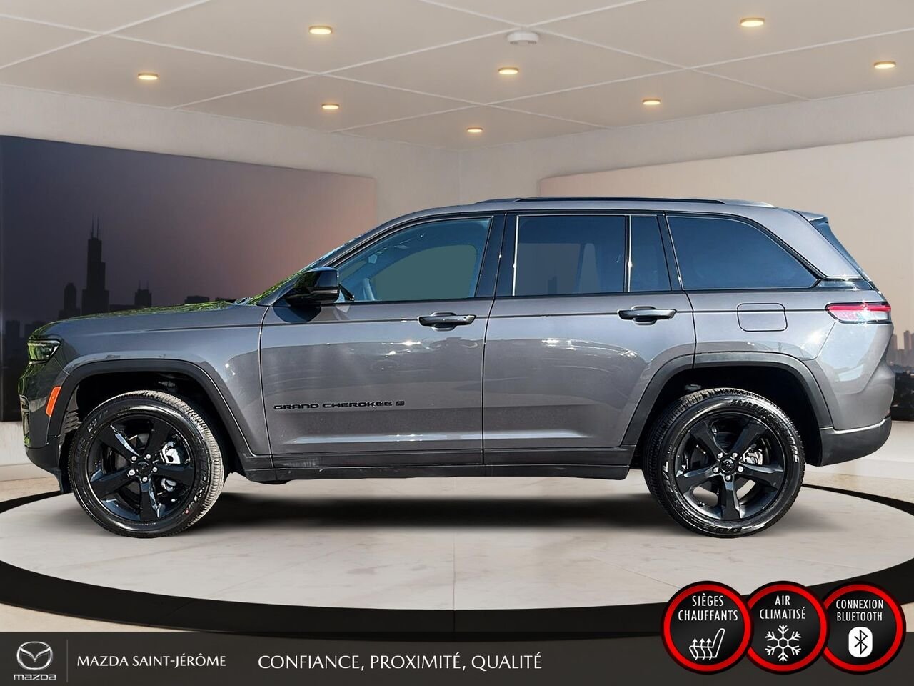 2025 Jeep Grand Cherokee Altitude | GROUPE REMORQUAGE | CUIR | Grey Saint-Jérôme - photo #9