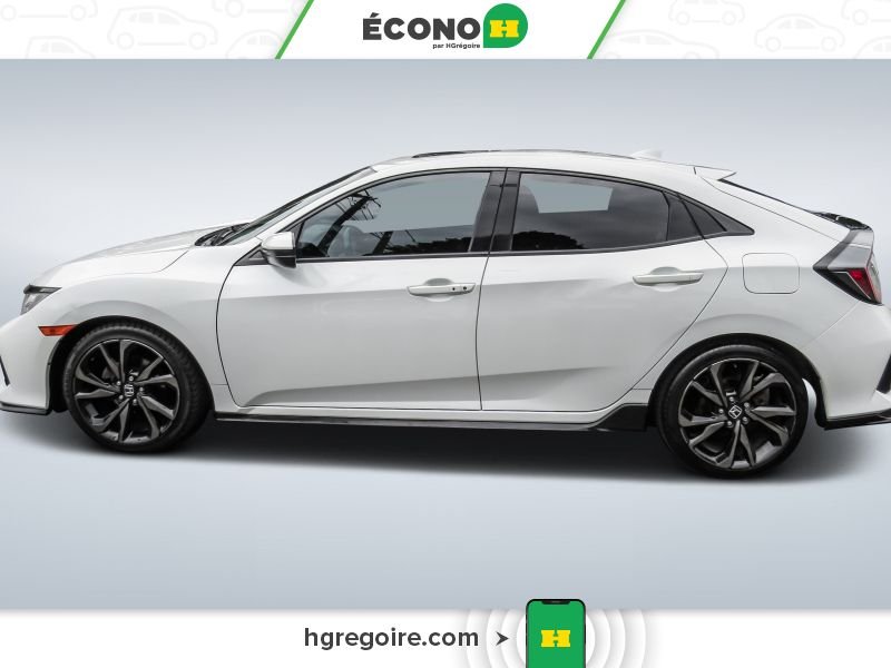 2019 Honda Civic White Laval - photo #4
