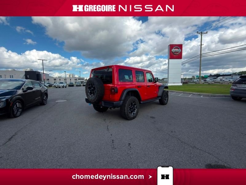 Jeep Wrangler CH7258 | Unlimited Rubicon 4xe Cuir * Caméra * Carplay 2021 Rouge Laval - photo #10