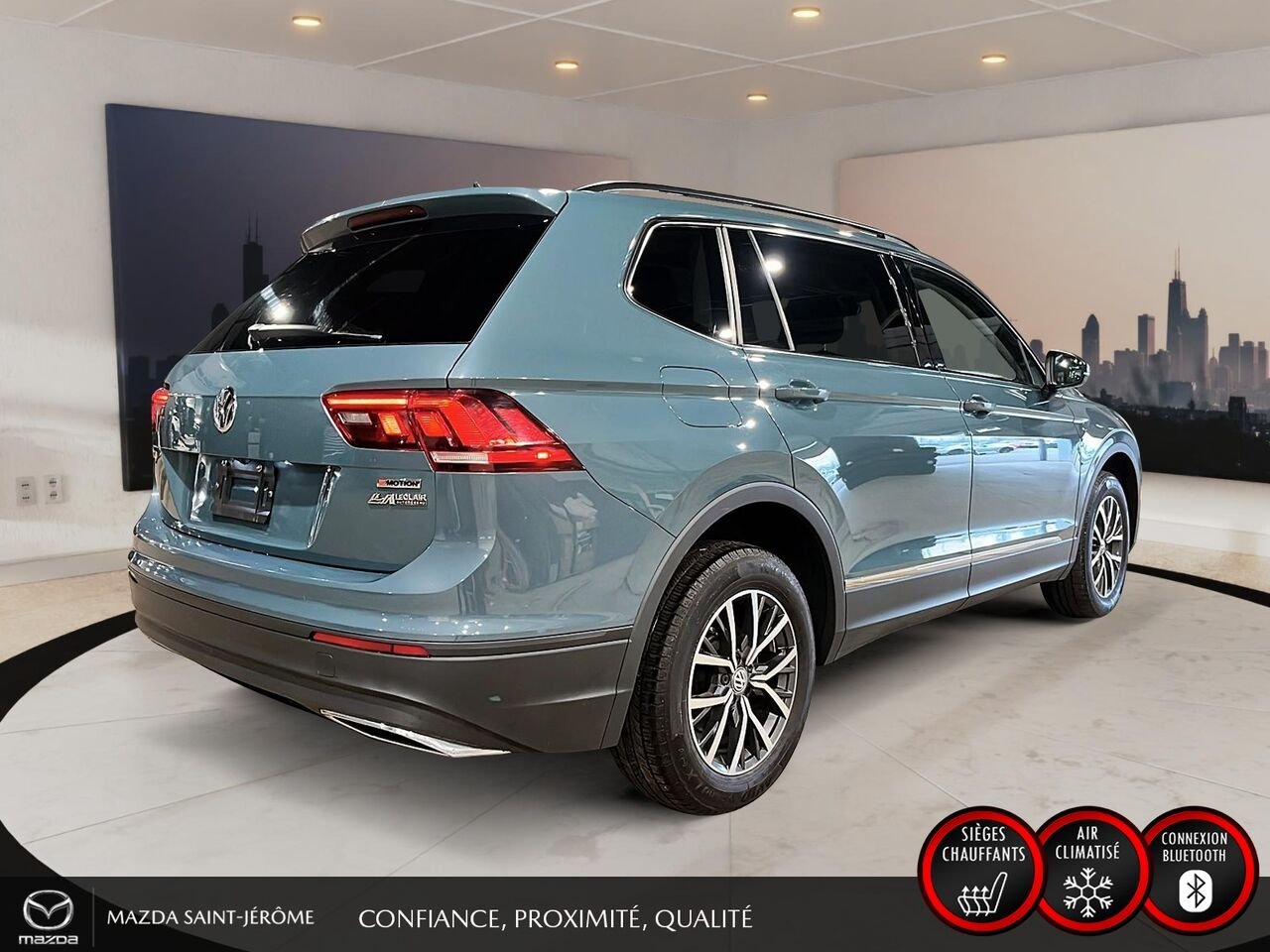 2021 Volkswagen Tiguan Comfortline | TOIT PANORAMIQUE | CUIR | 4MOTION | Grey Saint-Jérôme - photo #5