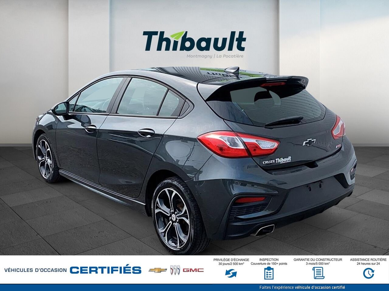 2019 CHEVROLET CRUZE LT LT à hayon 4 portes Grey Montmagny - photo #3