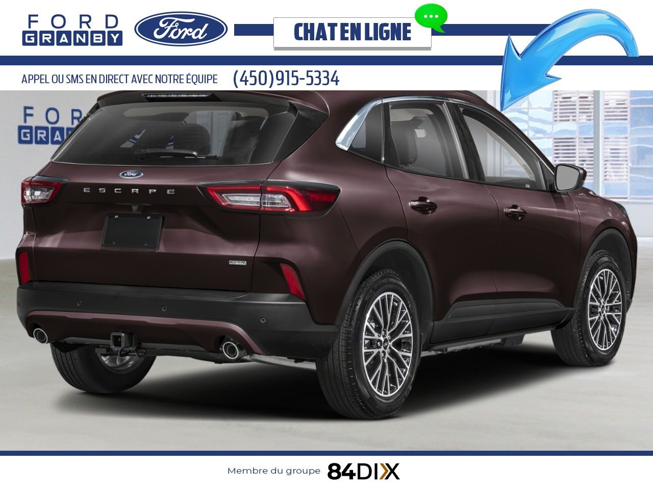 2025 Ford Escape Vapor Blue Metallic Granby - photo #2