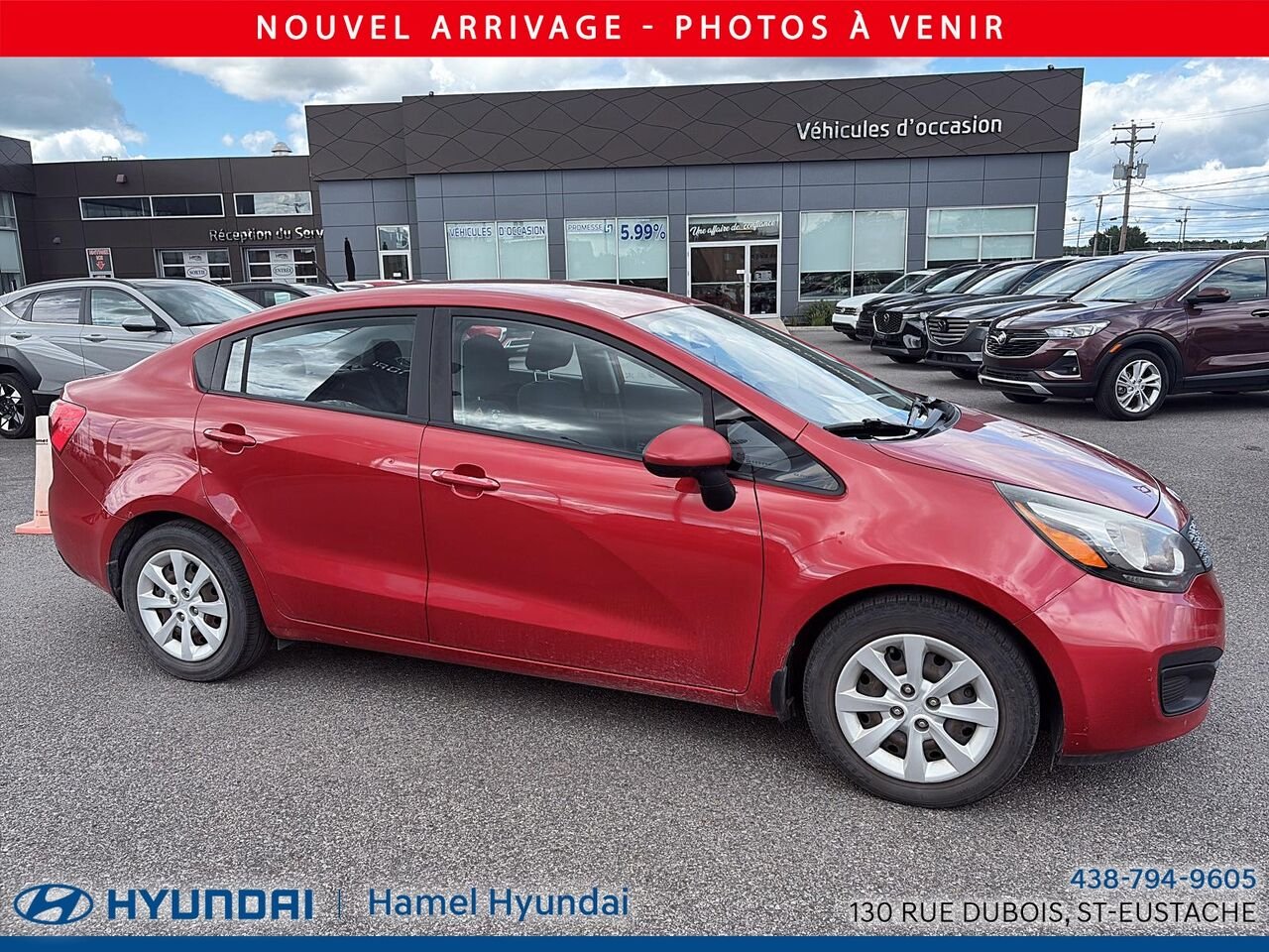 2015 Kia Rio Red Saint-Eustache - photo #0