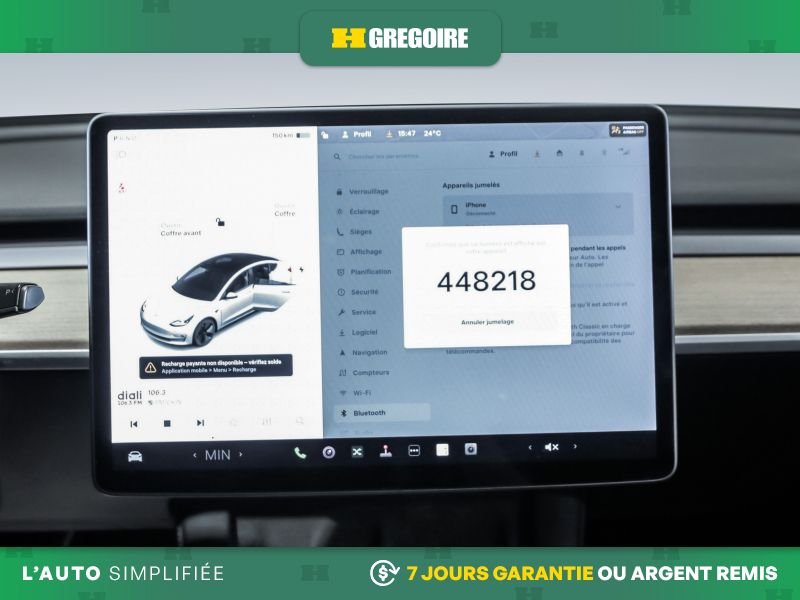 Tesla Model 3 2021 Blanc Blainville - photo #18