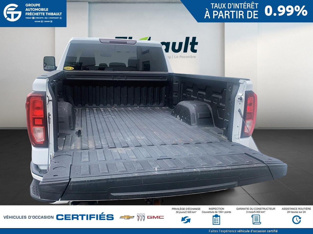 GMC SIERRA Elevation cabine multiplace 4RM 157 po 2024 Blanc Montmagny - photo #5