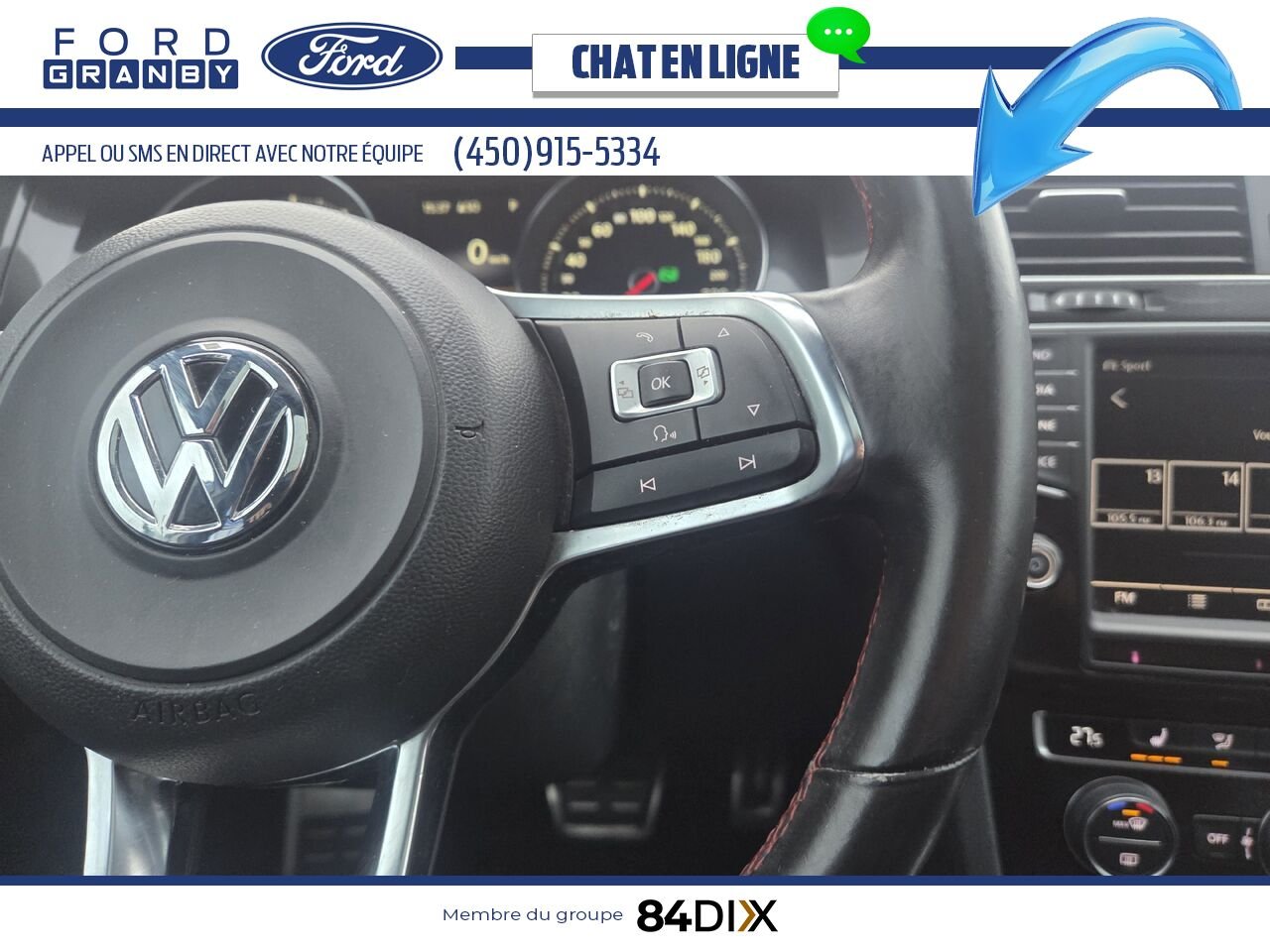 Volkswagen Golf GTI 2016 Blanc Granby - photo #11