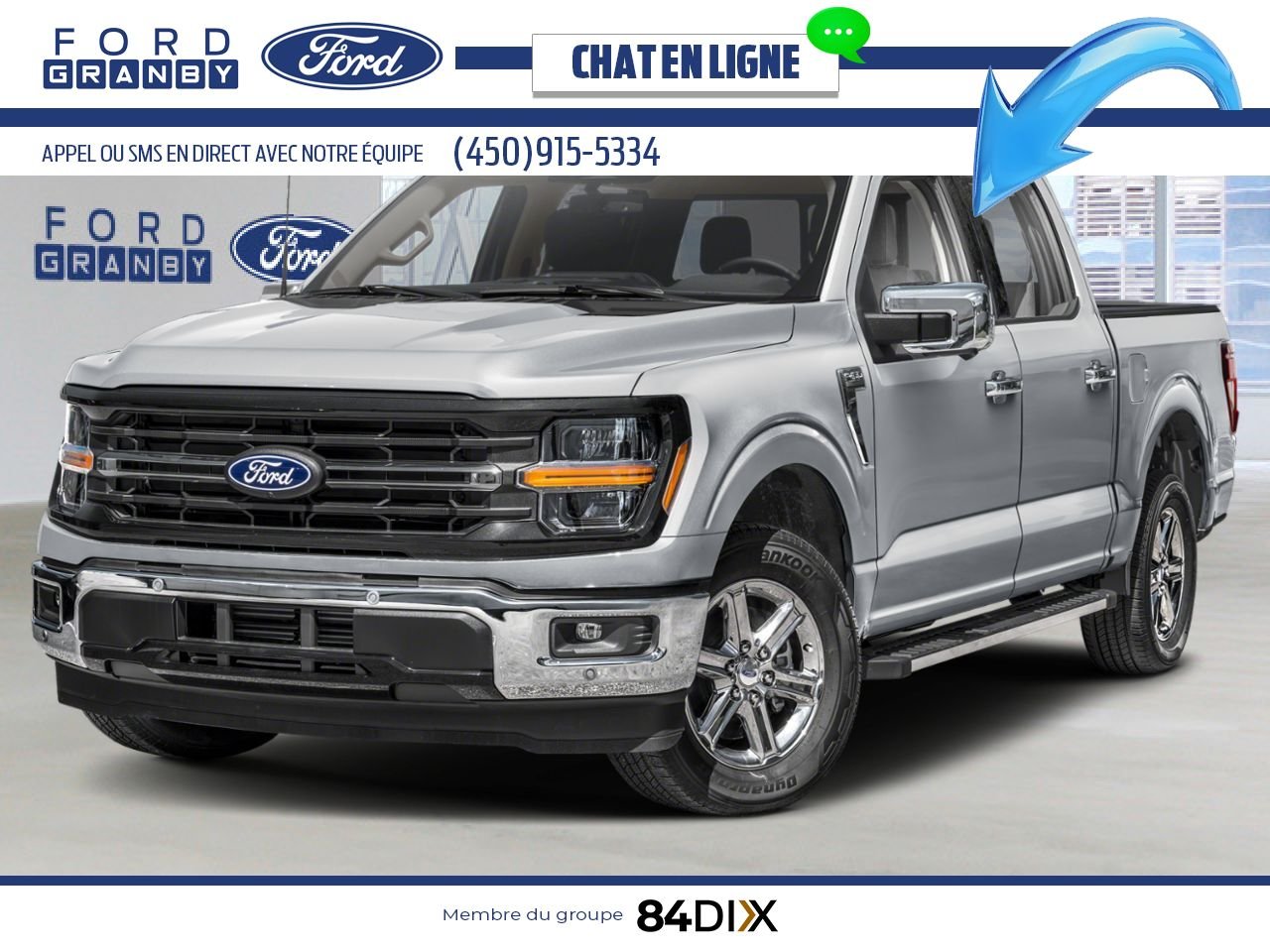 Ford F-150 2025 Argent emblématique métallisé Granby - photo #0