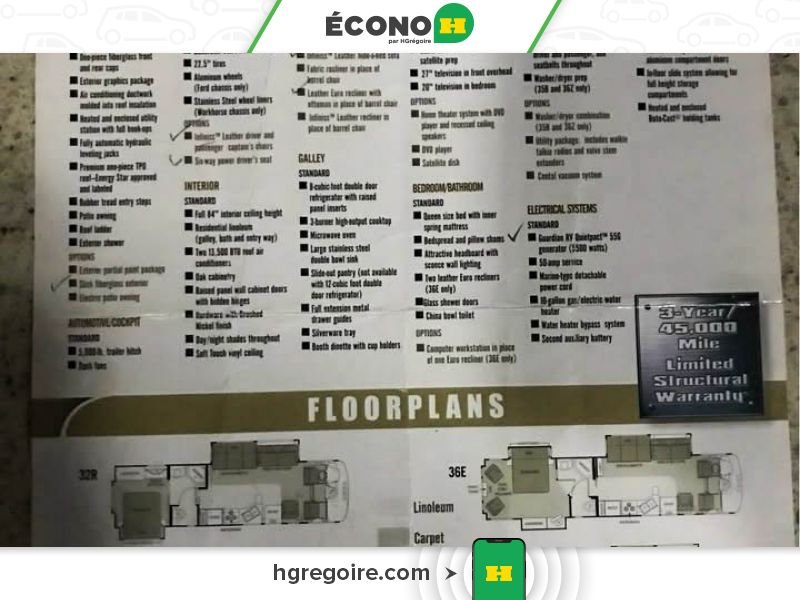Ford Super Duty F-550 Motorhome 2007 Blanc Blainville - photo #19