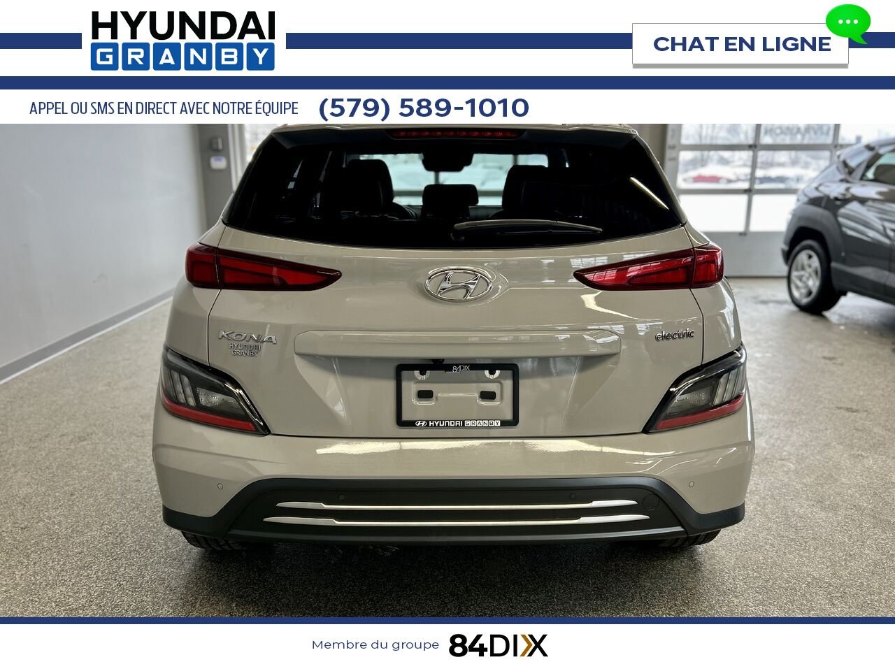 Hyundai Kona électrique 2023 Gris Granby - photo #5