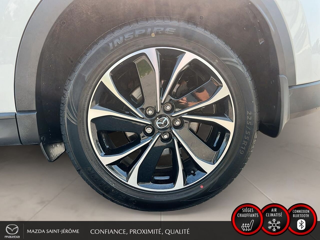 2023 Mazda CX-5 GS LUXURY | TOIT OUVRANT | AWD | CUIR | White Saint-Jérôme - photo #11
