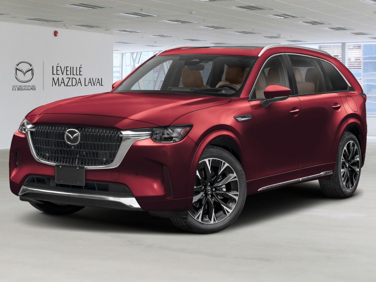Mazda CX-90 hybride léger Signature TI 2026 Rouge Laval - photo #0