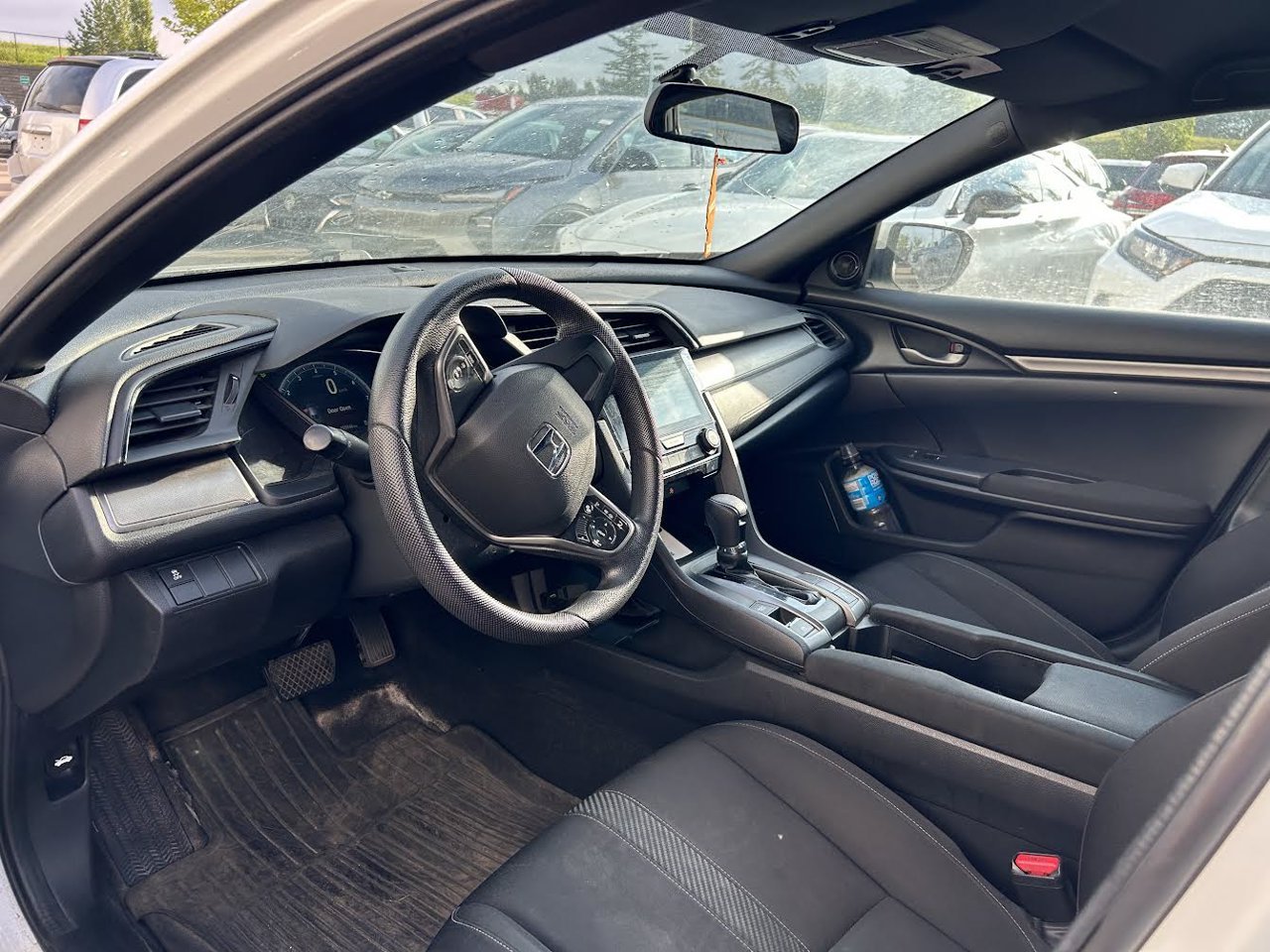 2018 Honda Civic Hatchback LX CVT White Sherwood Park - photo #6