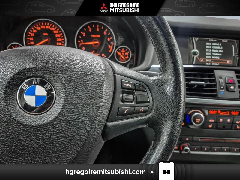 BMW X3 MA4483 | xDrive28i *AWD* Cuir * Mags * Toit * Caméra 2014 Bleu Laval - photo #22