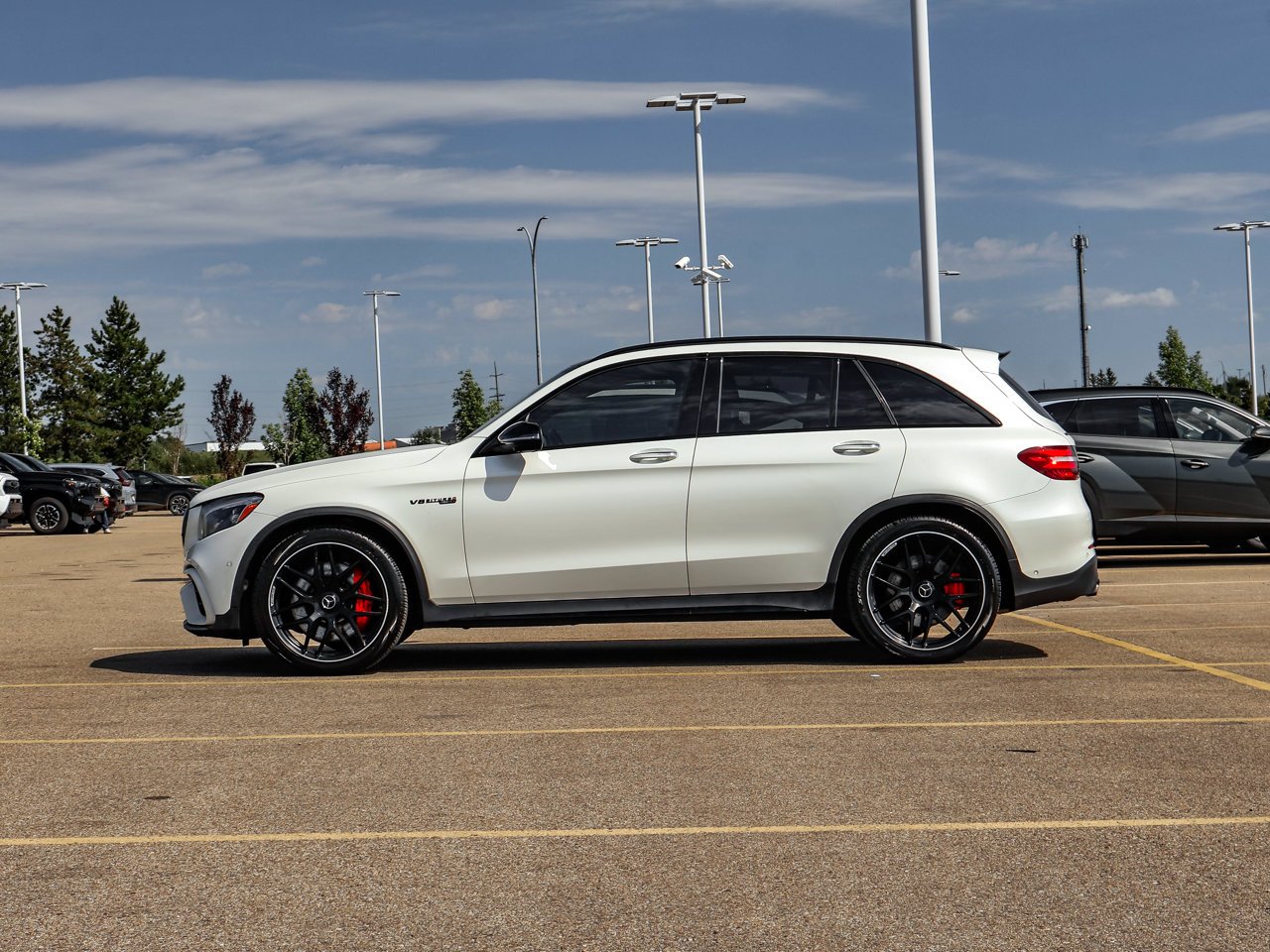 2019 Mercedes-Benz GLC AMG GLC 63 S 4MATIC+ SUV designo Diamond White Sherwood Park - photo #4