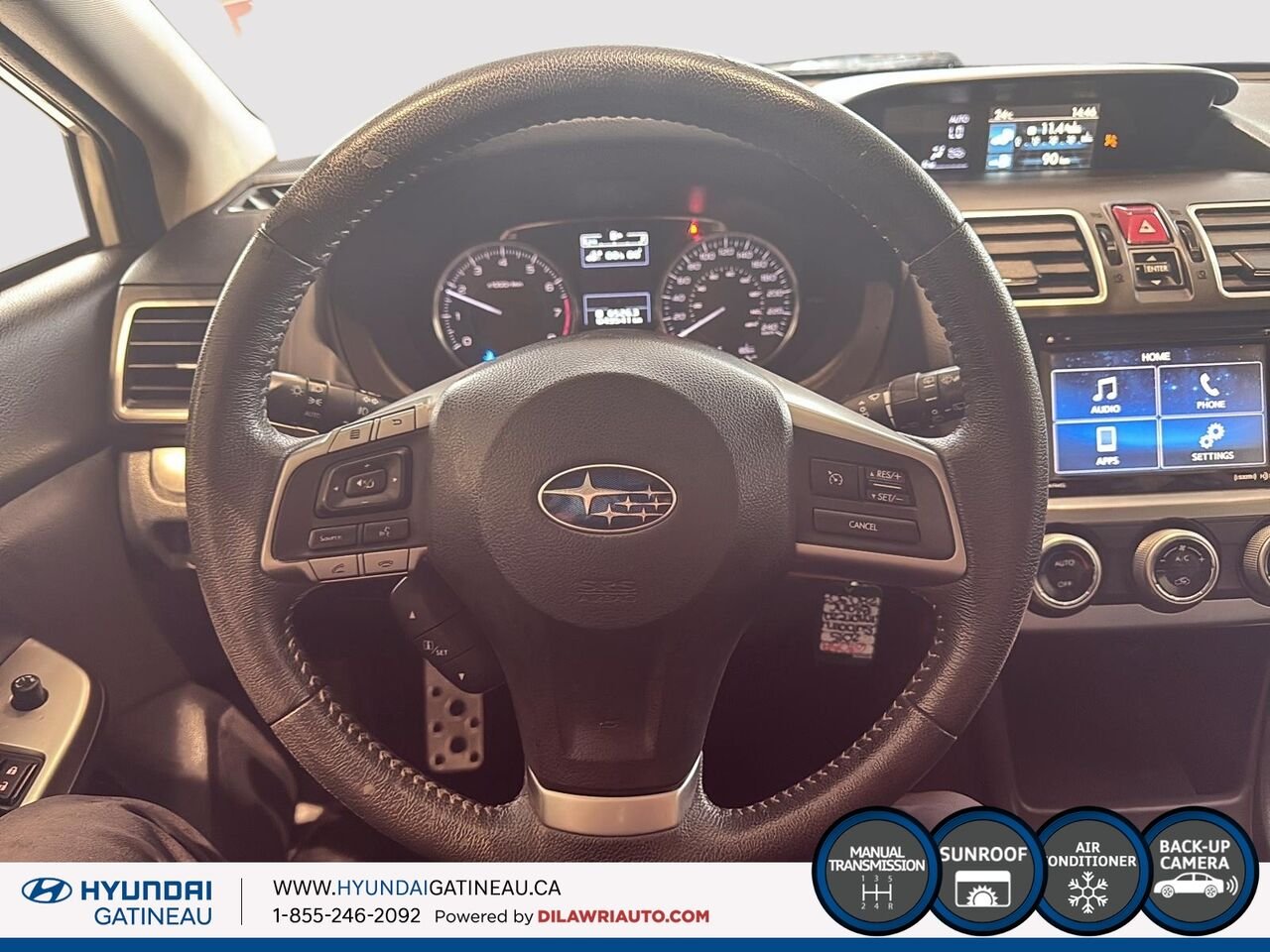 Subaru Impreza Voiture à hayon, 5 portes, boîte manuelle *** bas millage , AWD *** 2015 Blanc Ottawa & Gatineau - photo #10