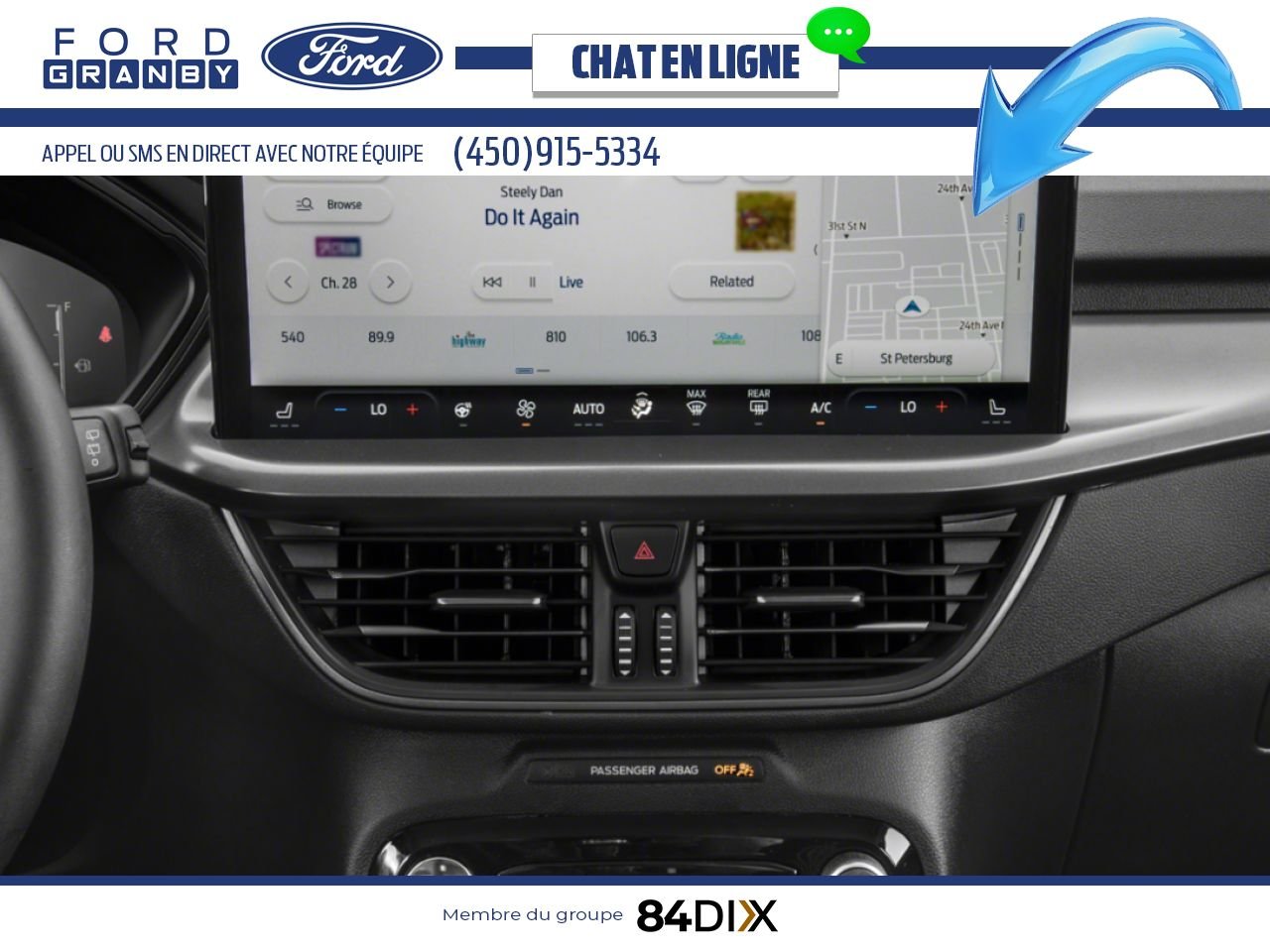 Ford Escape 2025 Noir agate métallisé Granby - photo #12