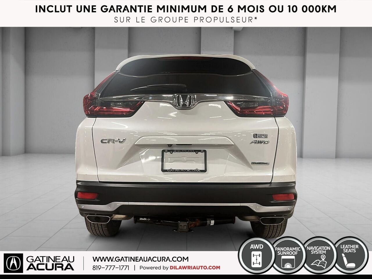 Honda CR-V Touring AWD 2020 Blanc Ottawa & Gatineau - photo #15