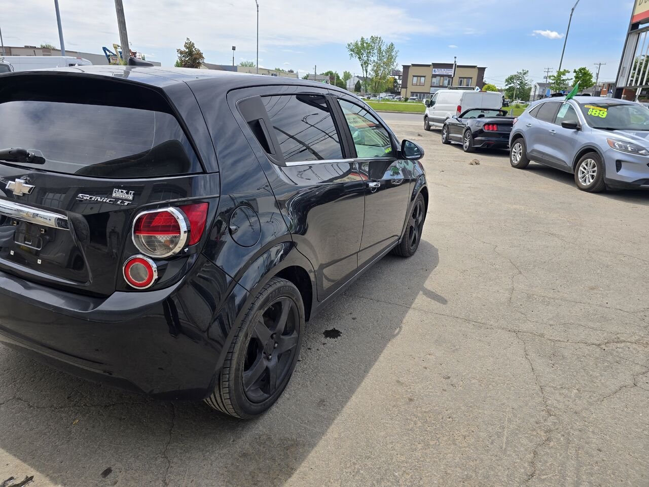 Chevrolet Sonic 2014 Noir Longueuil, - photo #4