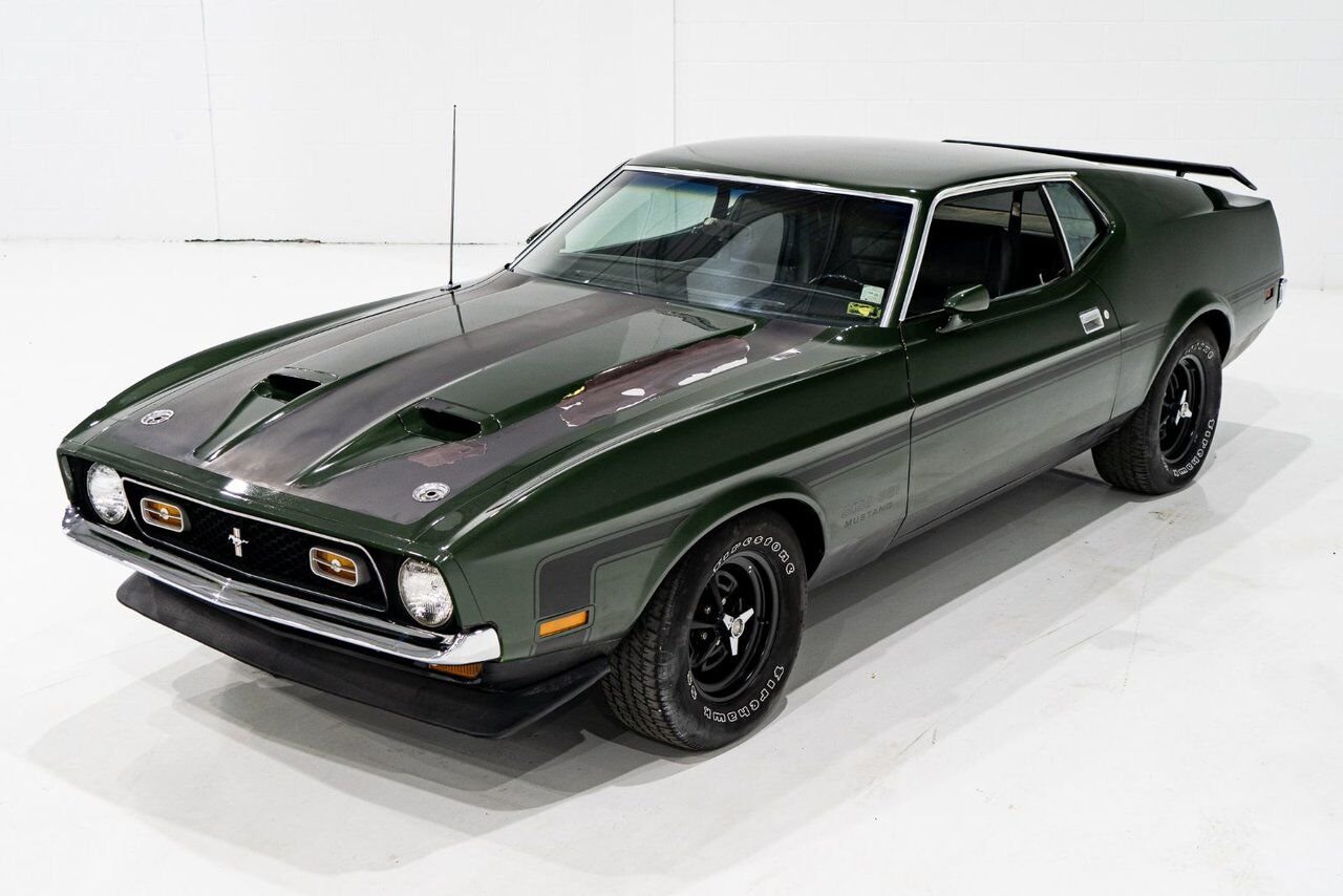 1971 Ford Mustang * PRIX EN USD * Boss 351 Project Car Green Montreal - photo #23