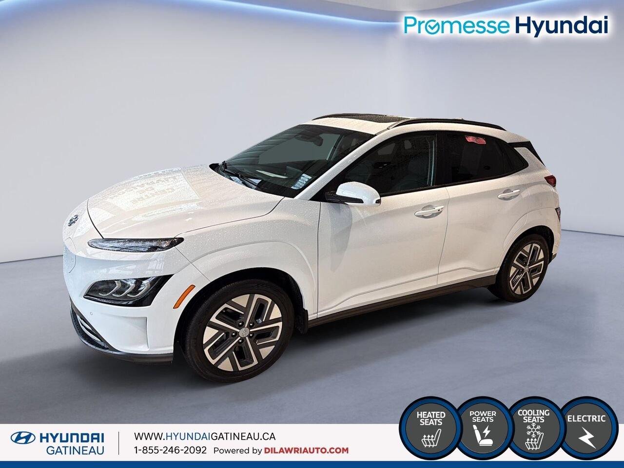 2023 Hyundai Kona Electric White Gatineau - photo #5