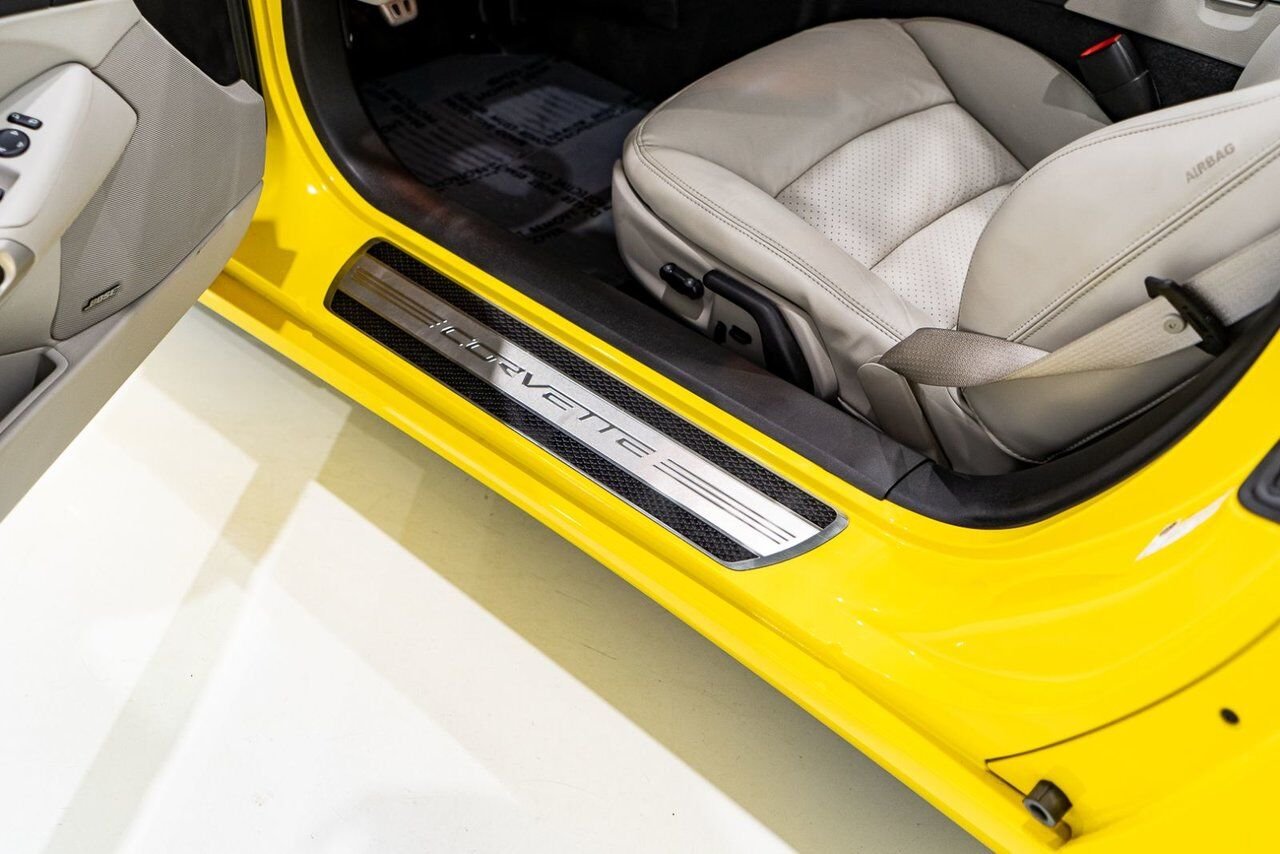 2008 Chevrolet Corvette PRIX EN USD | With Only 900km (563mi) From New With Window Sticker Yellow Montreal - photo #60