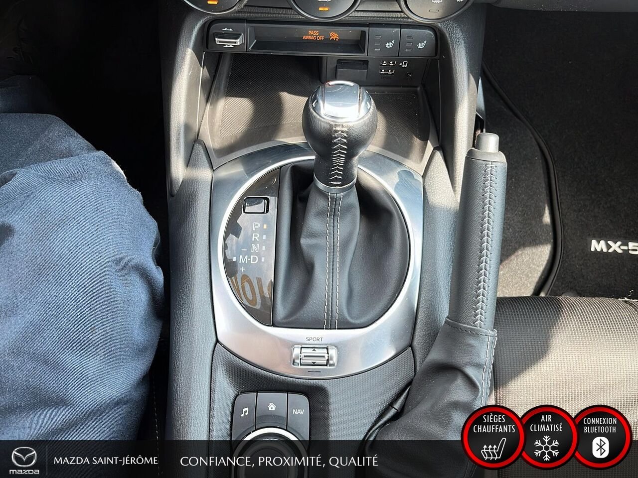 2023 Mazda MX-5 RF GS-P | MAGS NOIR | TOIT ÉLECTRIQUE | AUTOMATIQUE | White Saint-Jérôme - photo #19