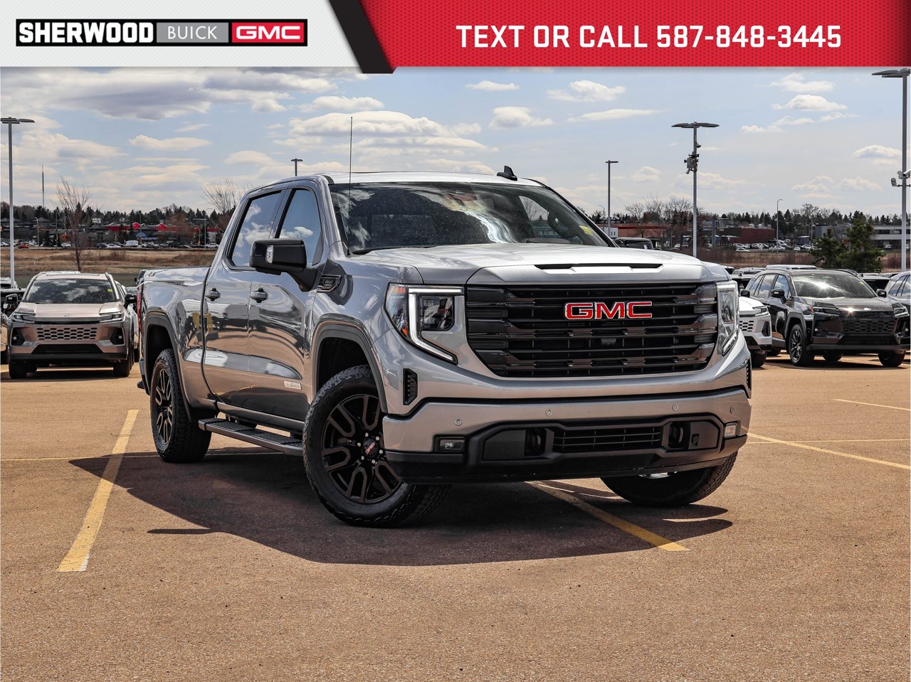 2026 GMC Sierra 1500 4WD Crew Cab 157 Elevation Grey Sherwood Park - photo #0