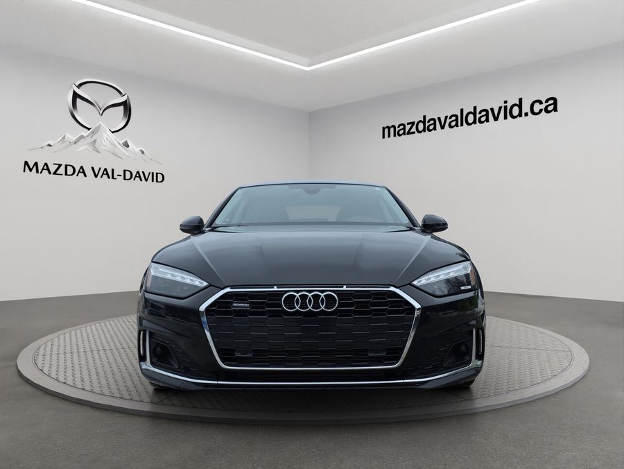 Audi A5 Sportback A5 45 2.0T Sportback Komfort Quattro, Jamais accidenté, Sièges à fonction mémoire, Volant 2023 Noir