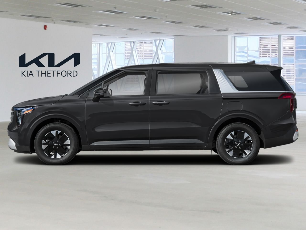 Kia Carnival hybride 2027 Noir aurore nacré Thetford Mines - photo #2