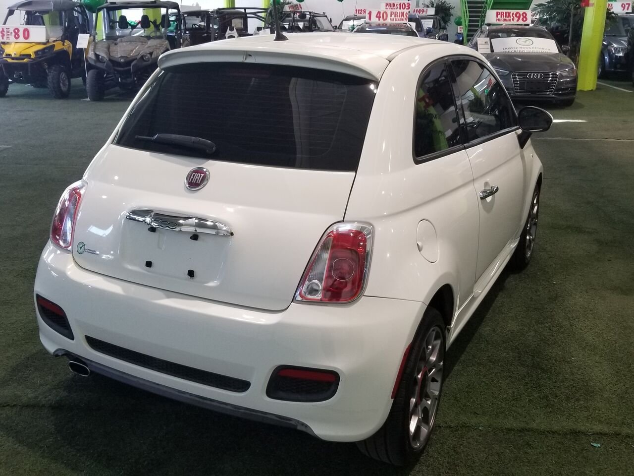 2014 FIAT 500 White  - photo #11